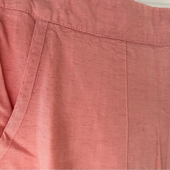 Band of the free Pink Linen Blend High Waist Wide Leg Pants Small - Picture 5 of 10
